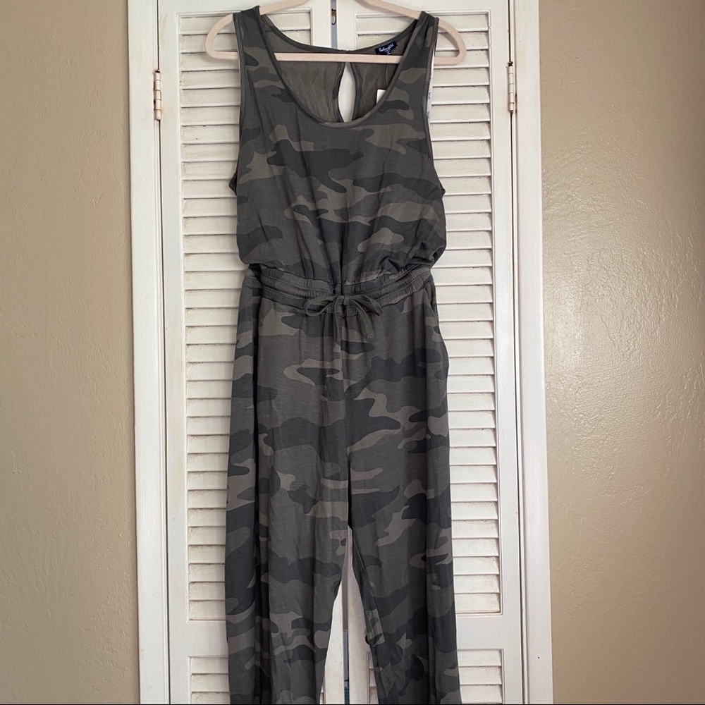 NWT Splendid Super-Soft Camo Jumpsuit
